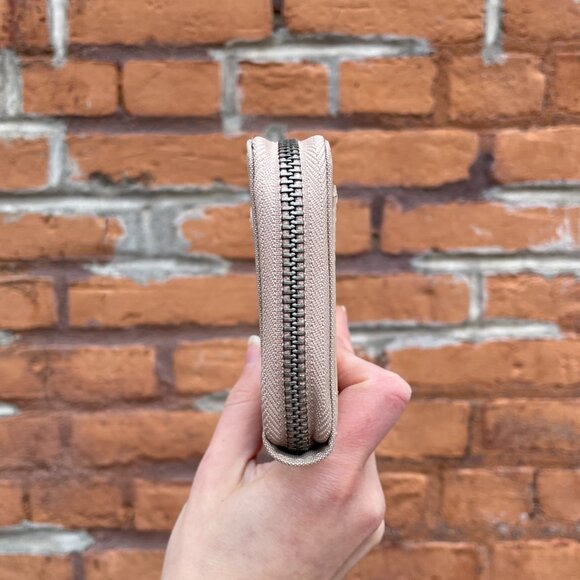 [SOLD on eBay] Herschel Supply Company Leather Nylon Wallet Light Taupe - Picture 4 of 10